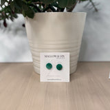 Gemstone Inspired polymer clay earrings