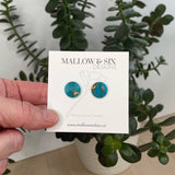 Gemstone Inspired polymer clay earrings
