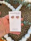 Heart 2 Heart Single Stud Clay Earrings