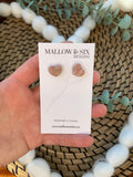 Heart 2 Heart Single Stud Clay Earrings