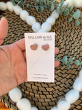 Heart 2 Heart Single Stud Clay Earrings