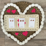 Heart 2 Heart Single Stud Clay Earrings