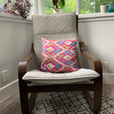 Vibrant and Bold Throw Pillow Cover - 20" x 20"