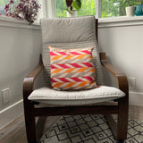 Vibrant and Bold Throw Pillow Cover - 20" x 20"