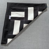 Striped Patchwork Throw Pillow Cover - 20" x 20"