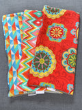 Vibrant and Bold Throw Pillow Cover - 20" x 20"