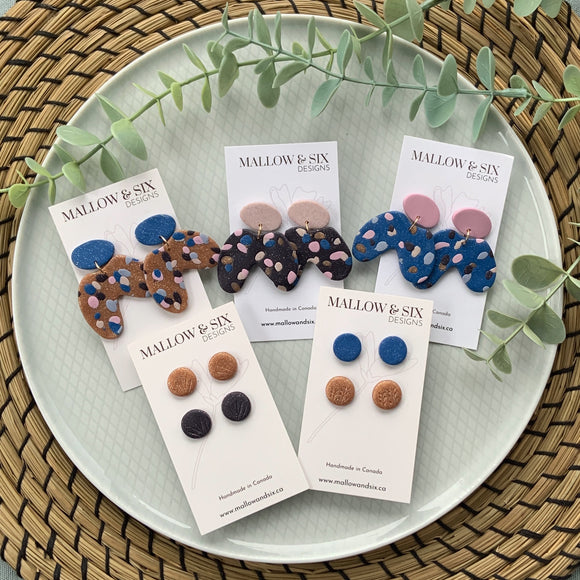 Gamer Galaxy Clay Earrings